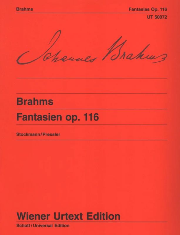 Brahms: Fantasies, Op. 116