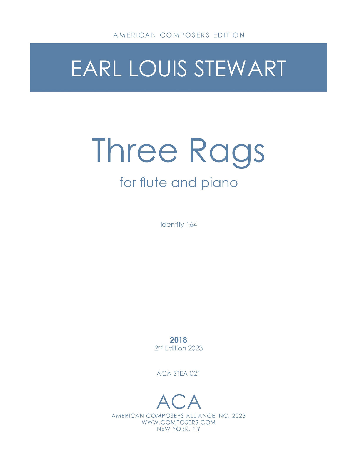 Stewart: Three Rags