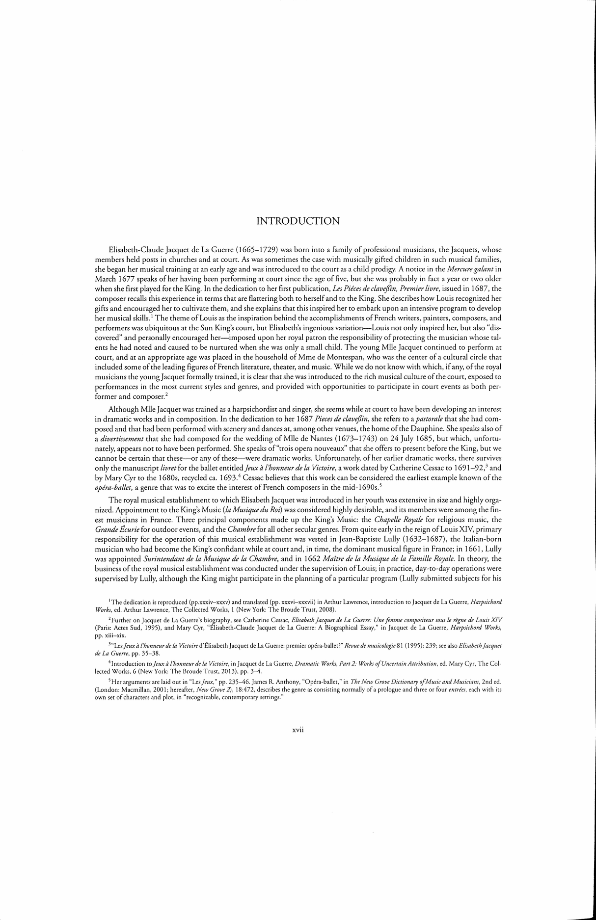 Jacquet de La Guerre: Dramatic Works - Part 1