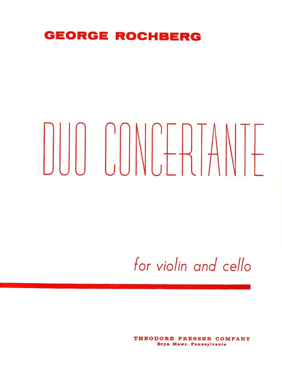 Rochberg: Duo Concertante