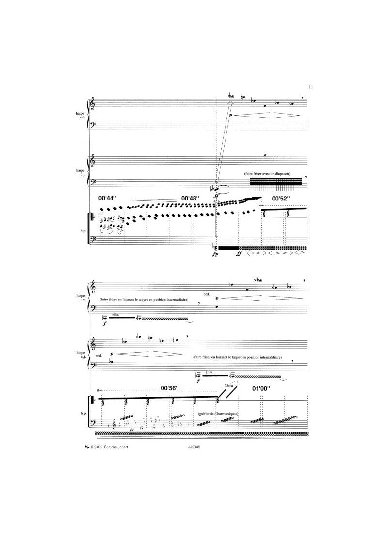 Blondeau: Doing (arr. for 2 harps & audio)