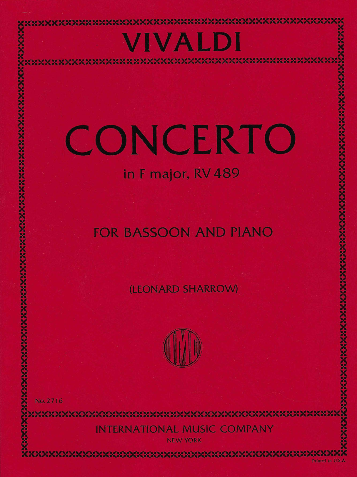 Vivaldi: Bassoon Concerto in F Major, RV 489