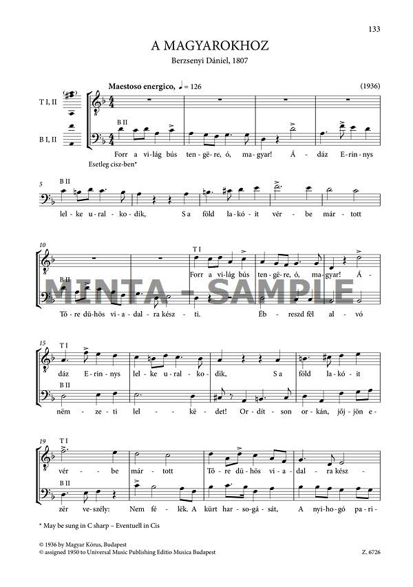 Kodály: Choral Works