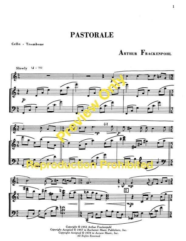 Frackenpohl: Pastorale