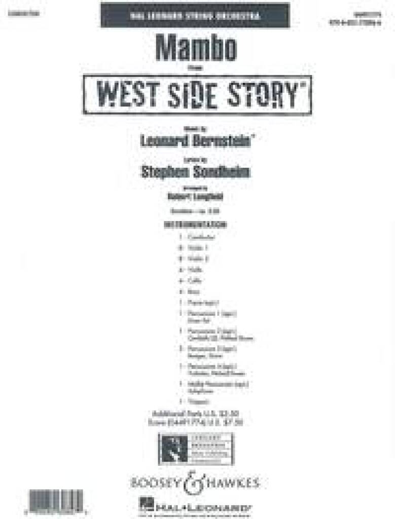 Bernstein: Mambo (arr. for string orchestra)