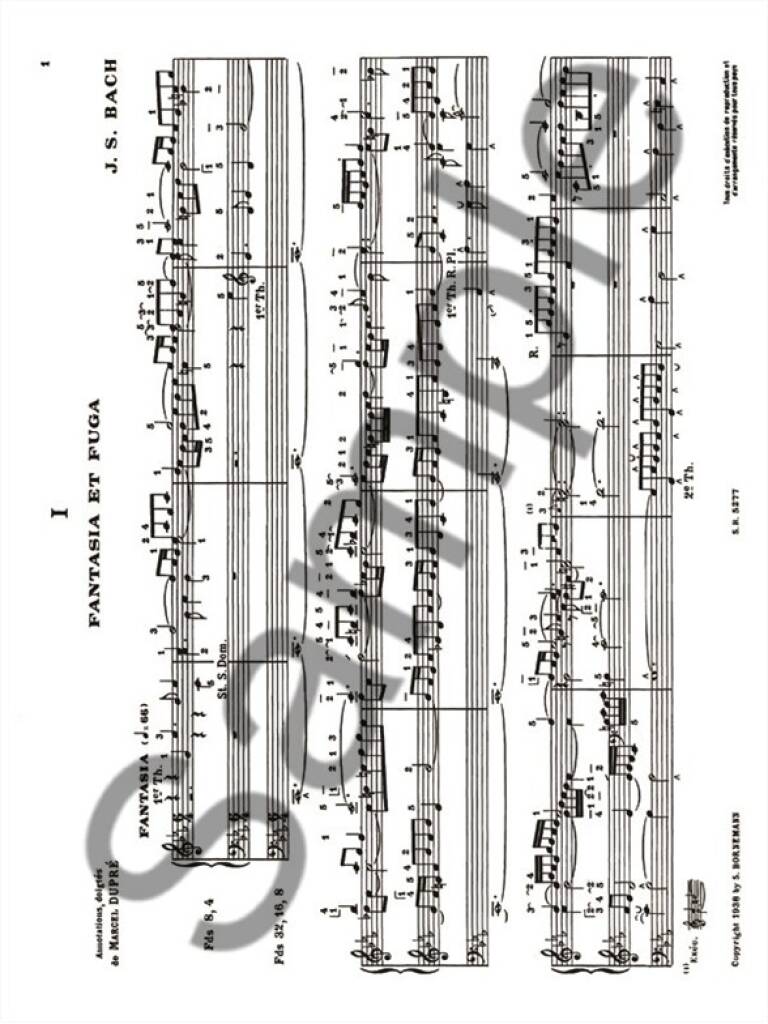 Bach: 3 Fantasies and Fugues; 5 Toccatas