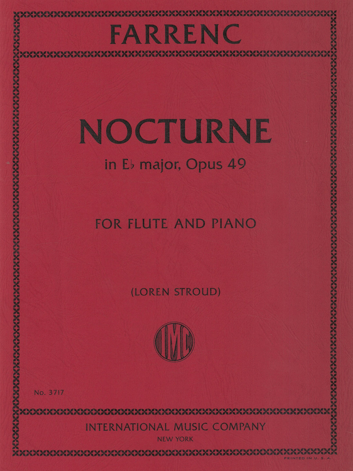 Farrenc: Nocturne in E-flat Major, Op. 49 (arr. for flute & piano)