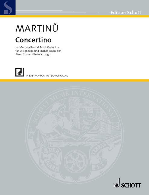 Martinů: Cello Concertino in C Minor