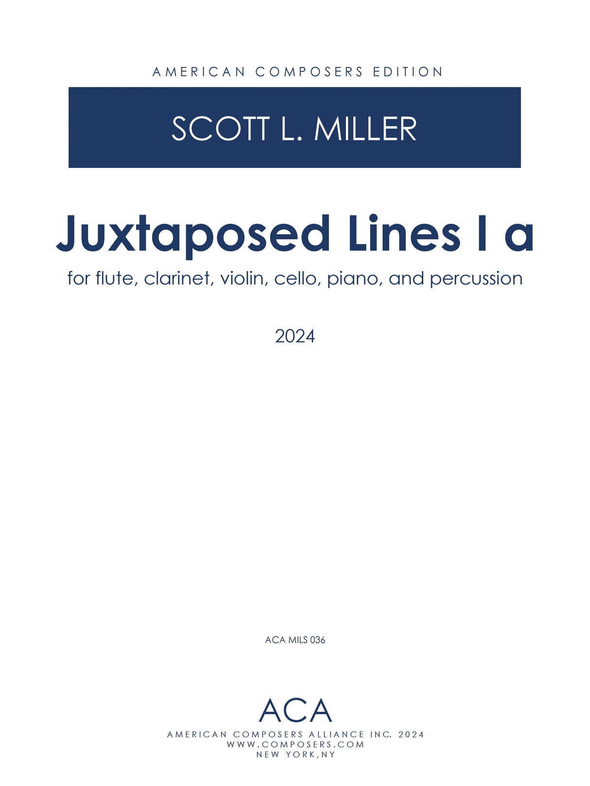 Miller: Juxtaposed Lines I a