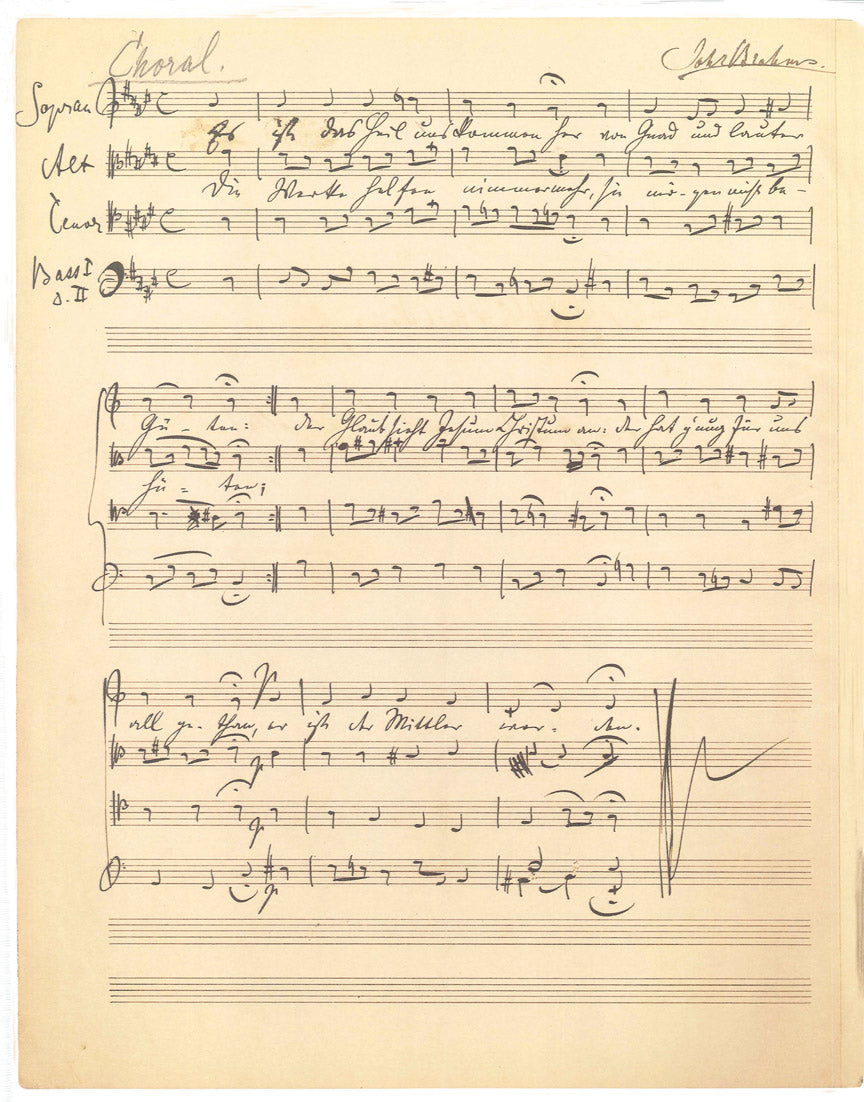 Brahms: Motet "Es ist das Heil uns kommen her", Op. 29, No. 1