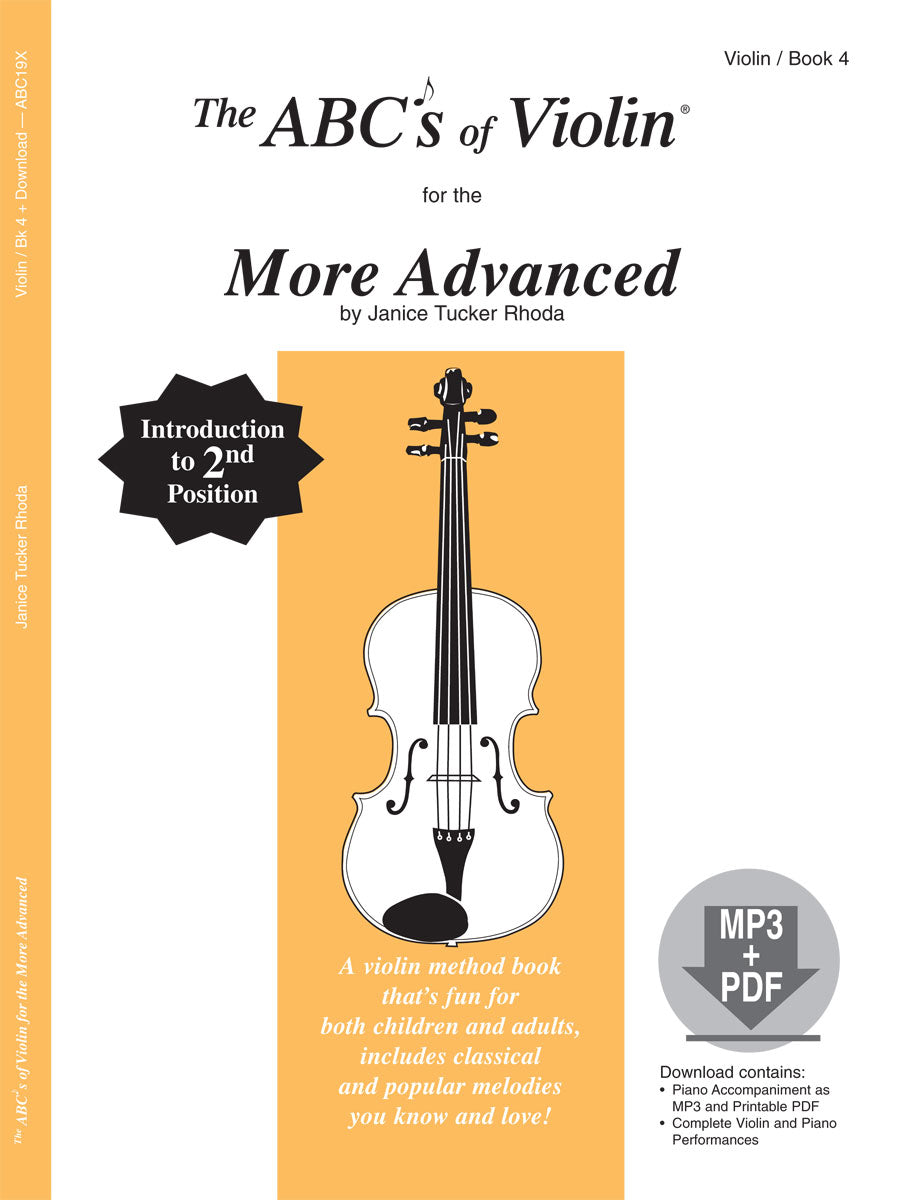 The ABCs of Violin - Book 4 (More Advanced) – Ficks Music