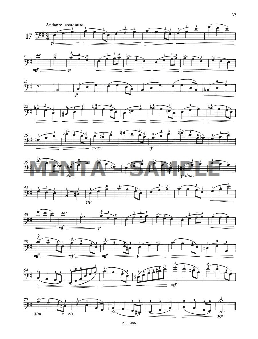 Dotzauer: 113 Cello Exercises - Volume 1 (Nos. 1-34)