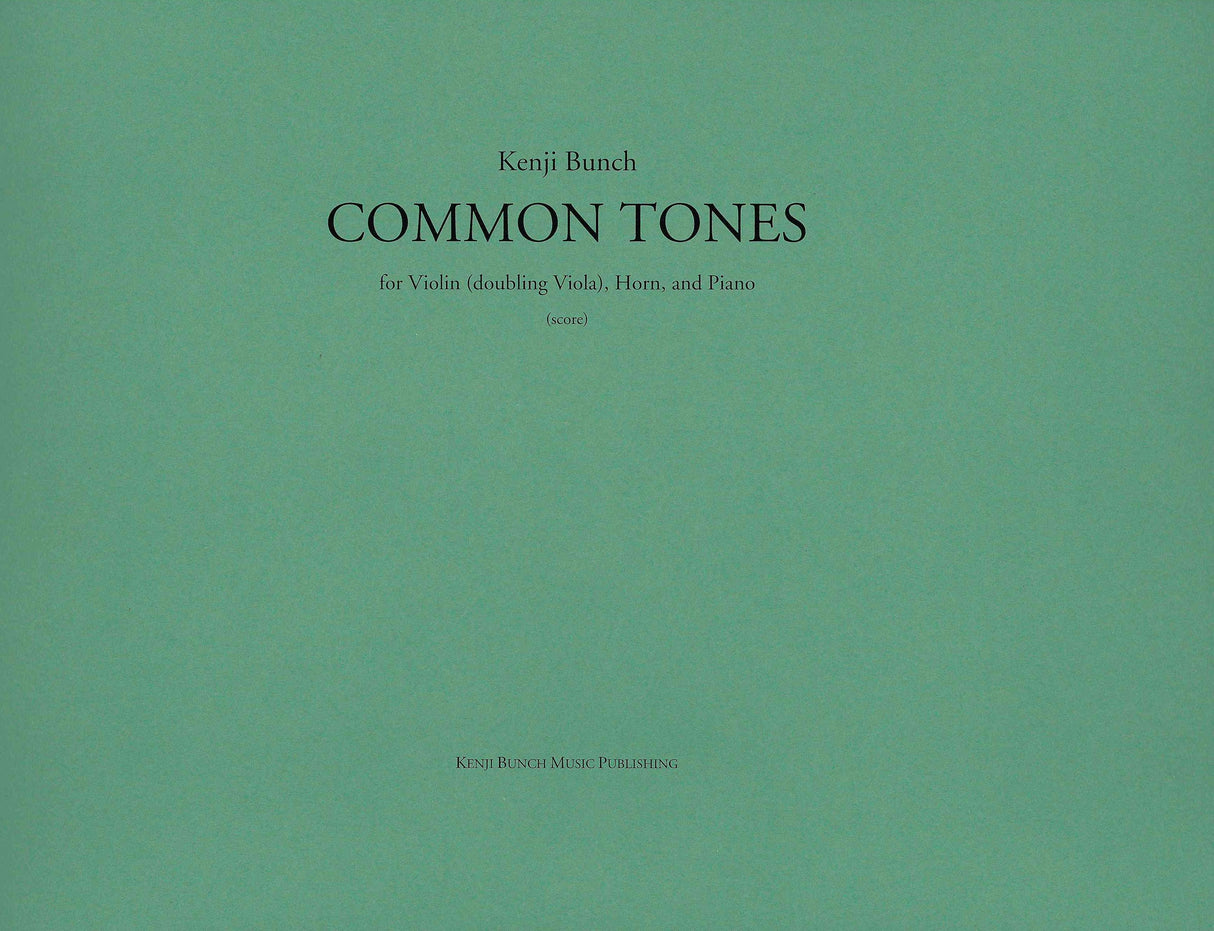 Bunch: Common Tones
