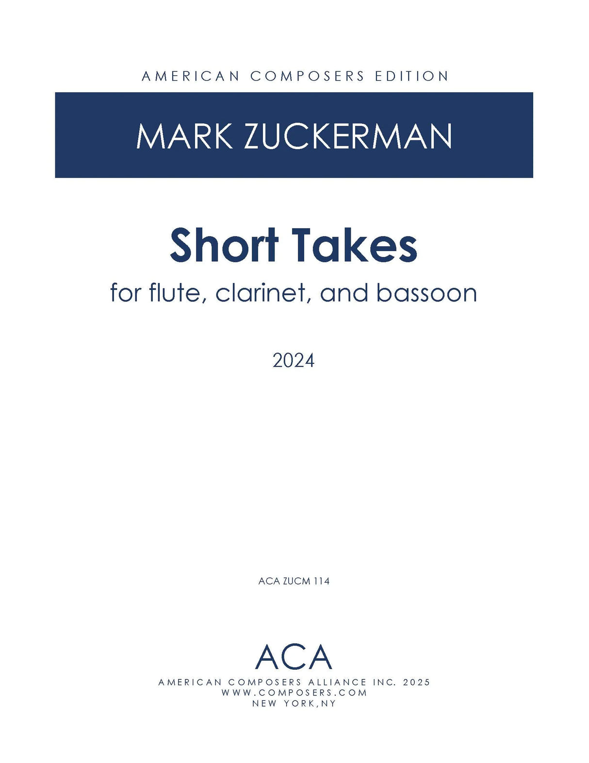 Zuckerman: Short Takes