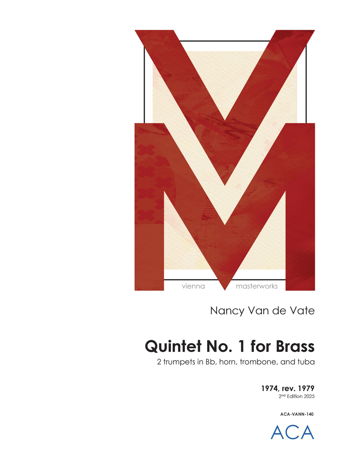 Van de Vate: Quintet No. 1 for Brass