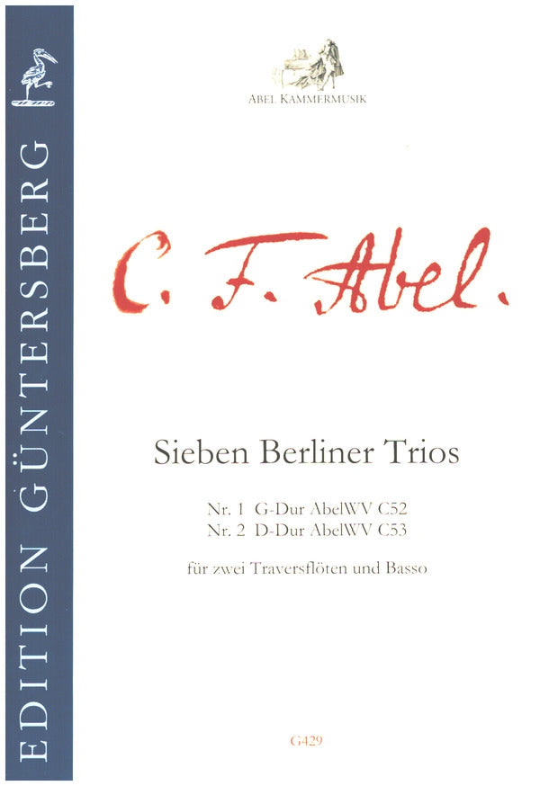Abel: Trio in G Major & Trio in D Major, AbelWV C52 & C53