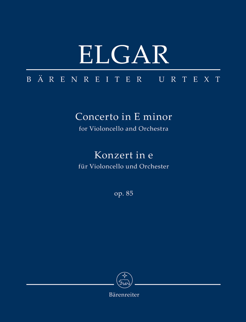 Elgar: Cello Concerto in E Minor, Op. 85