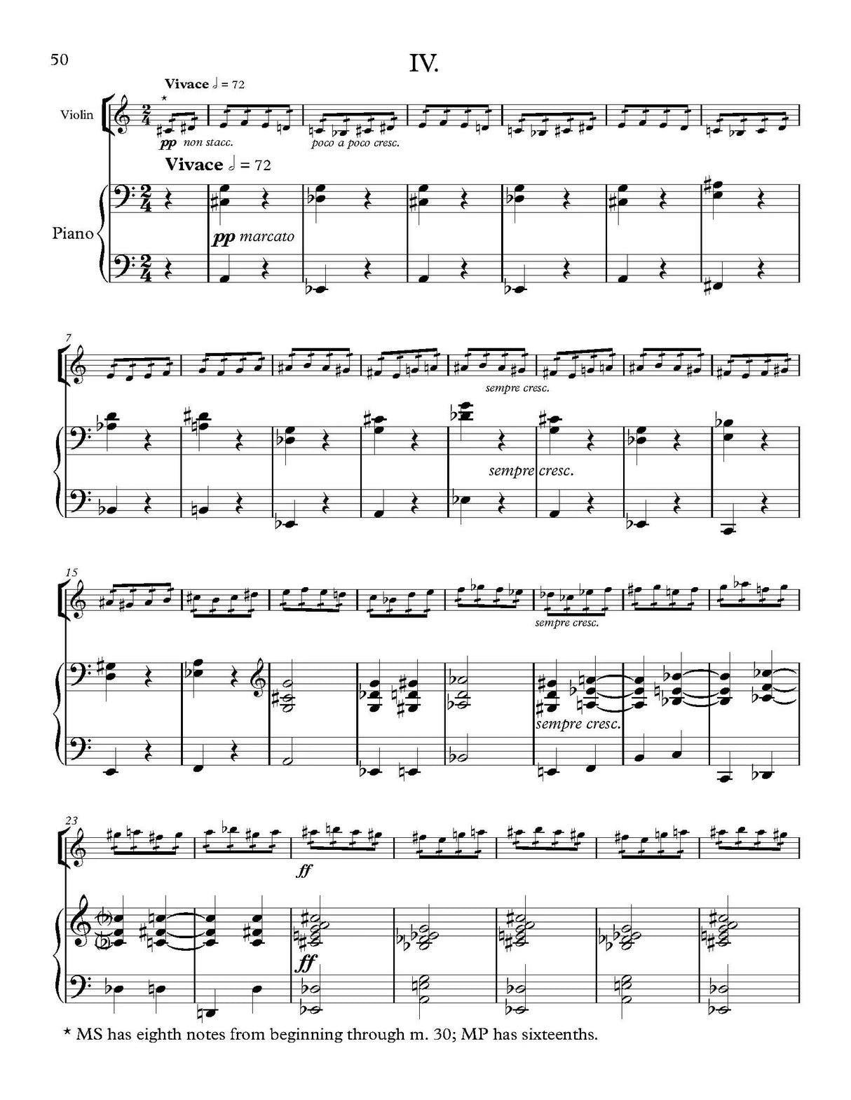 Roskott: Violin Sonata