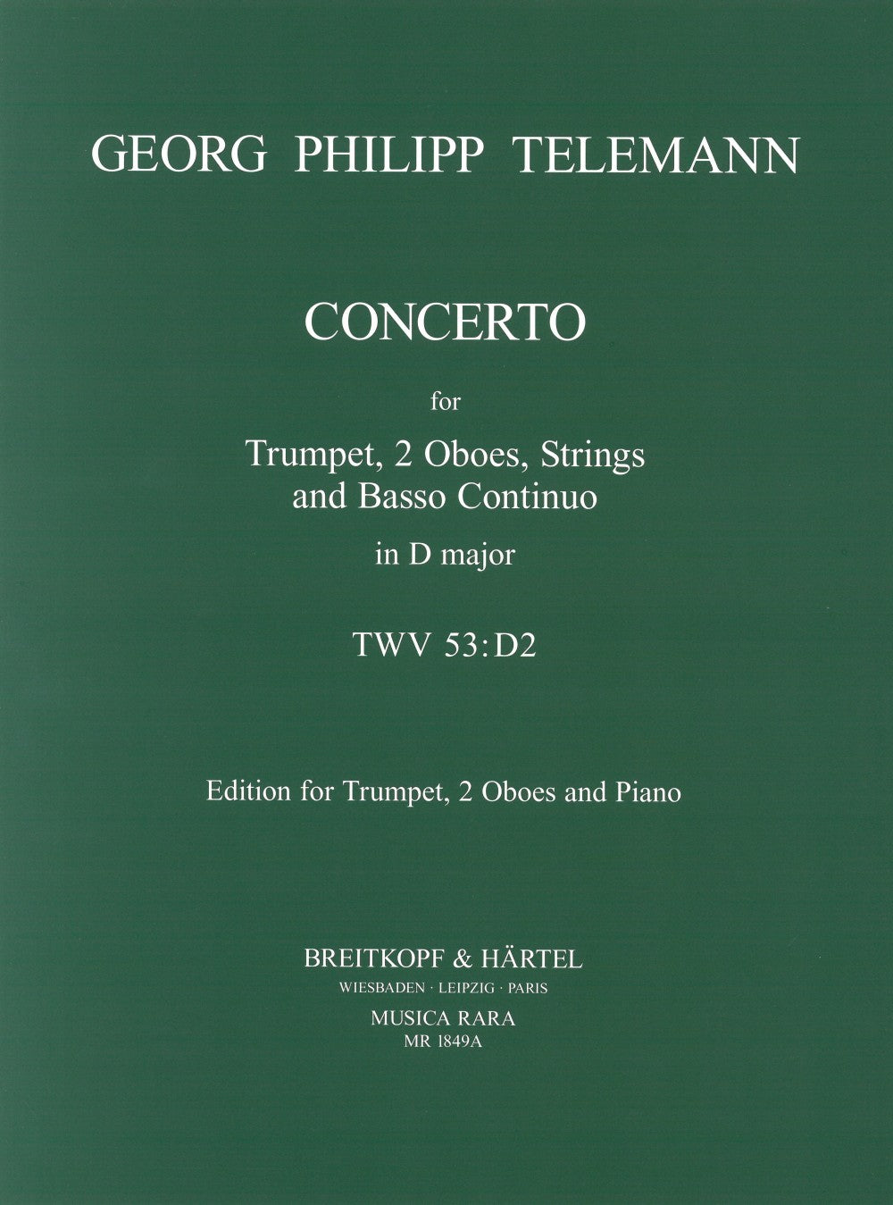 Telemann: Concerto in D Major, TWV 53:D2