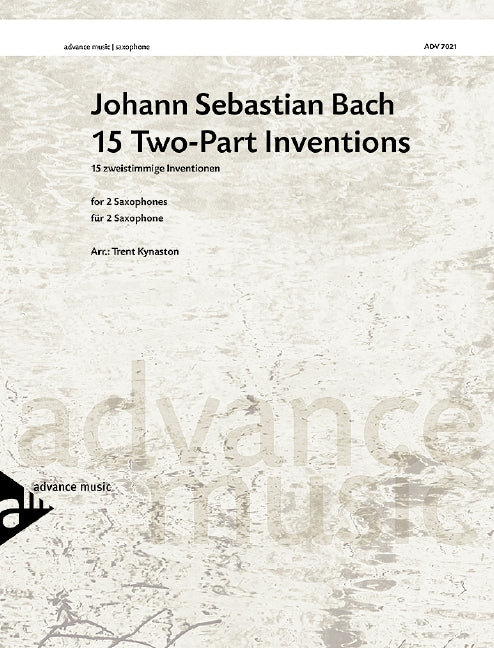 Bach: 15 Two-Part Inventions (arr. for 2 saxophones)