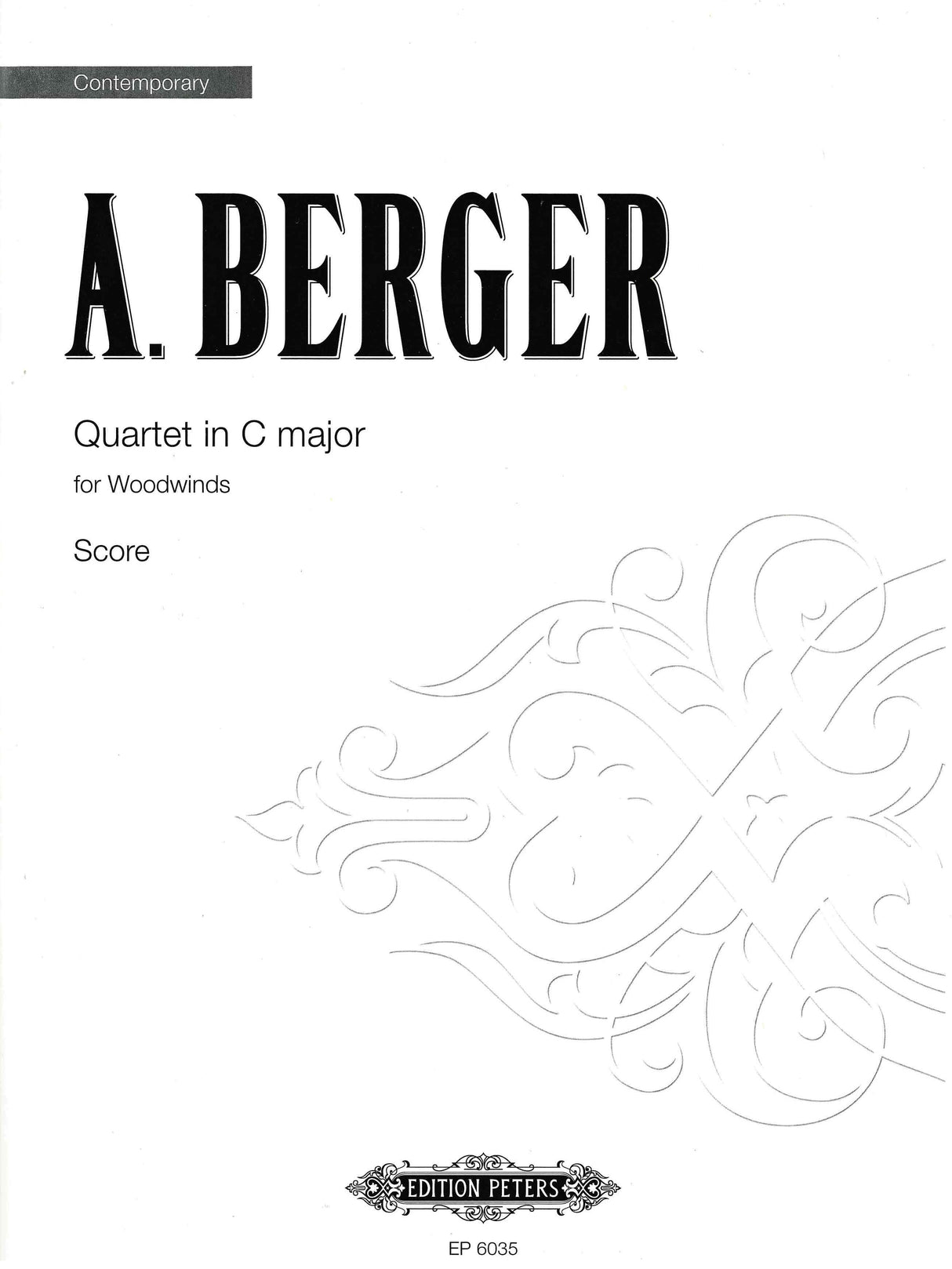 Berger: Quartet in C Major for Woodwinds