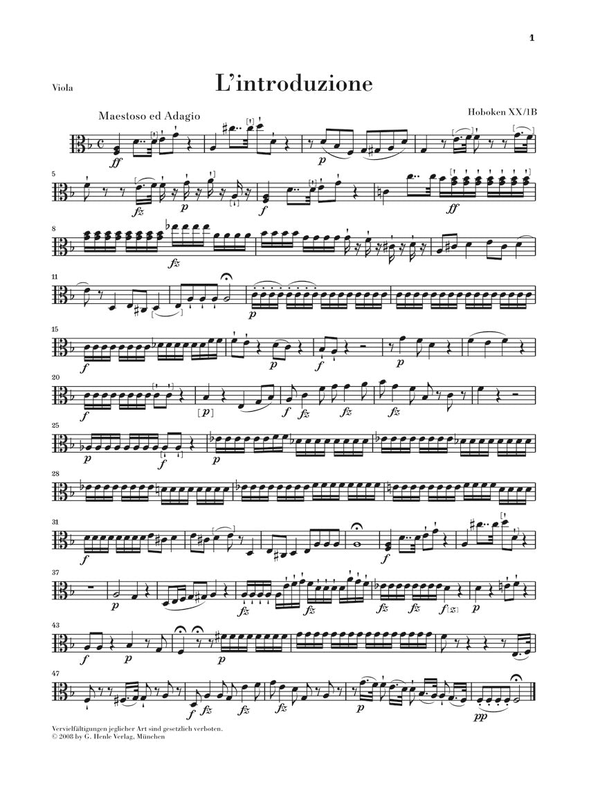 Haydn: The Seven Last Words of Christ, Hob. XX/1B (for String Quartet)