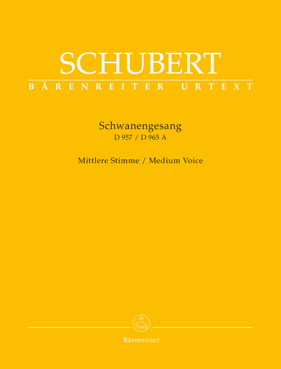 Schubert: Schwanengesang, D 957