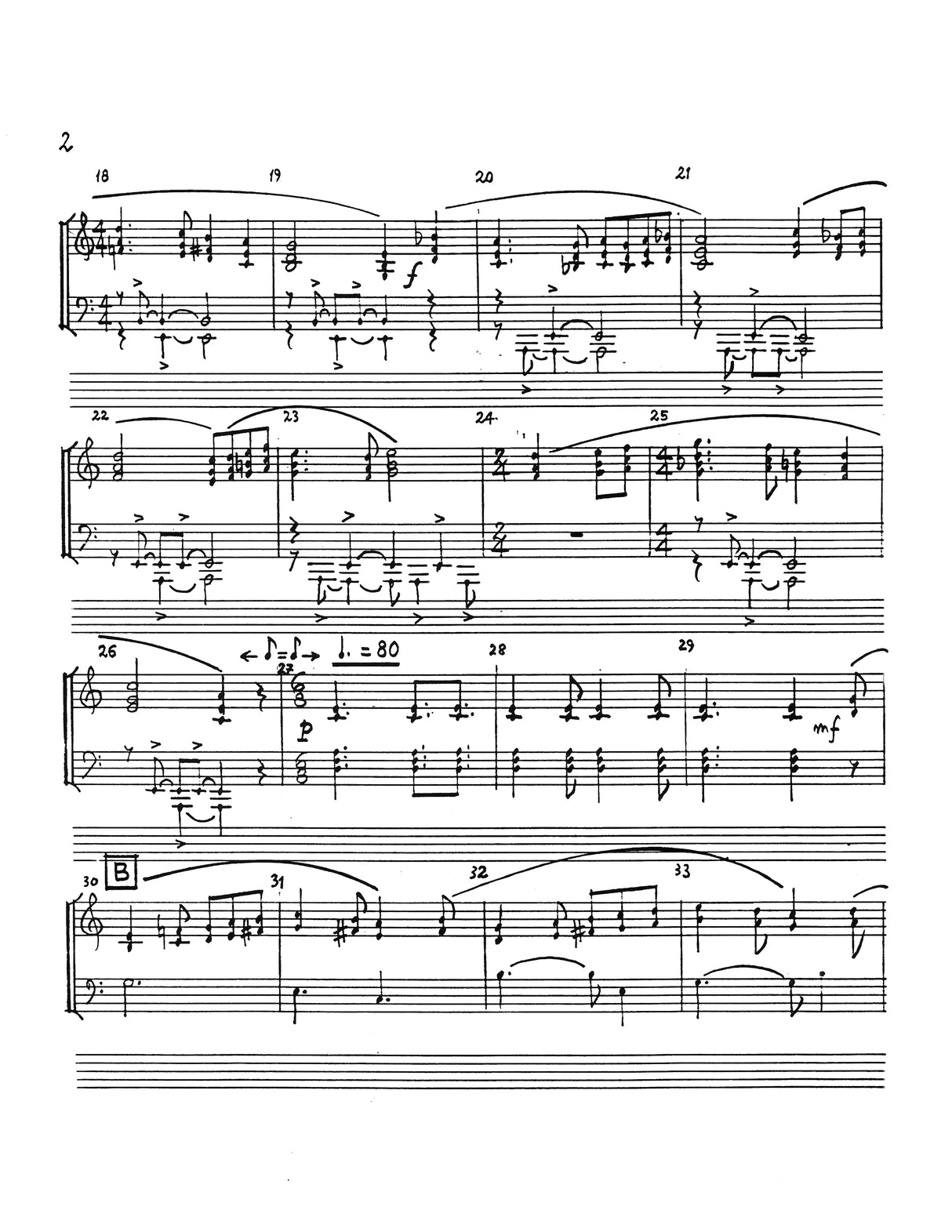 Roussakis: Sinfonía (arr. for piano)