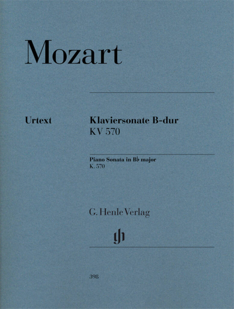 Mozart: Piano Sonata in B-flat Major, K. 570