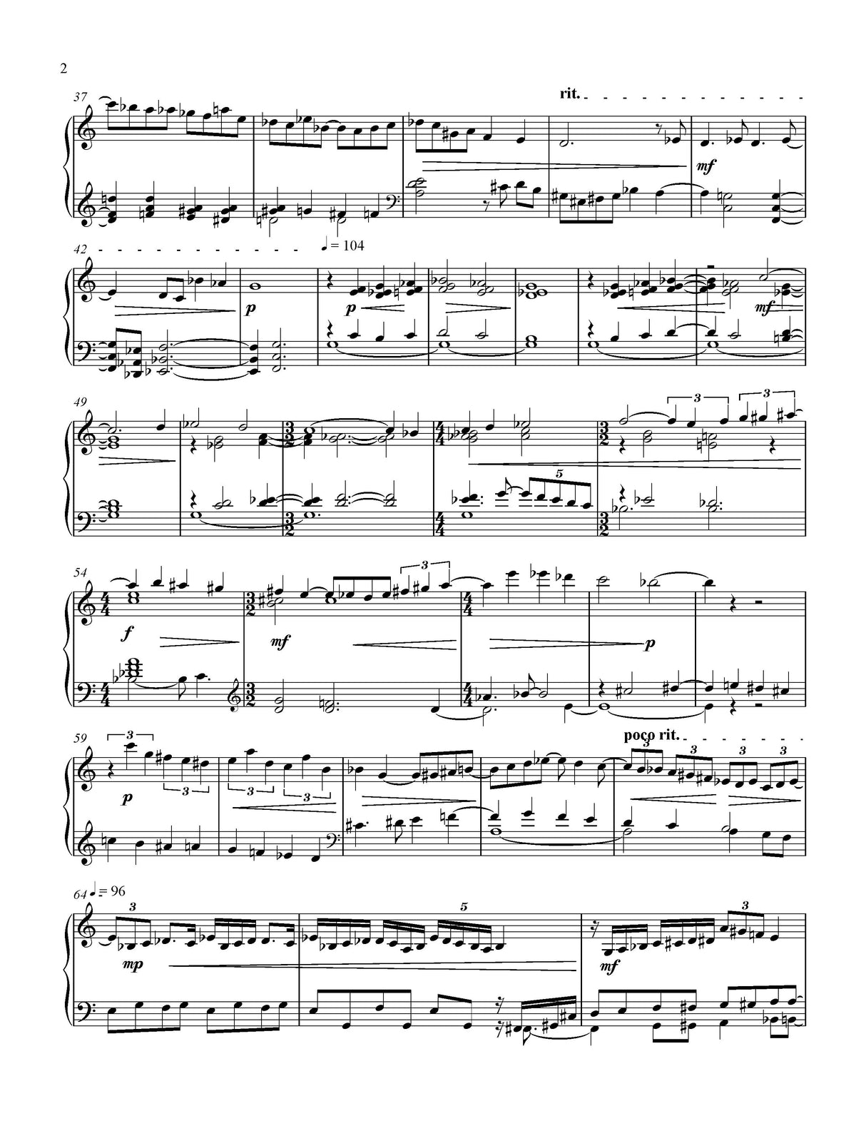 Stallcop: Five Bells (Version for Piano)