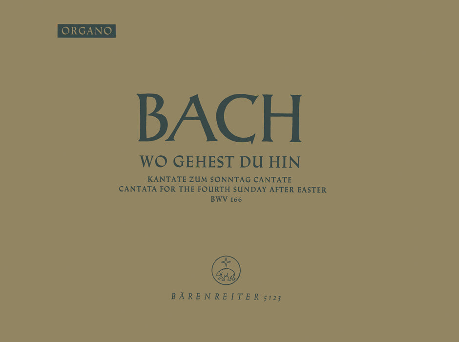 Bach: Wo gehest du hin?, BWV 166