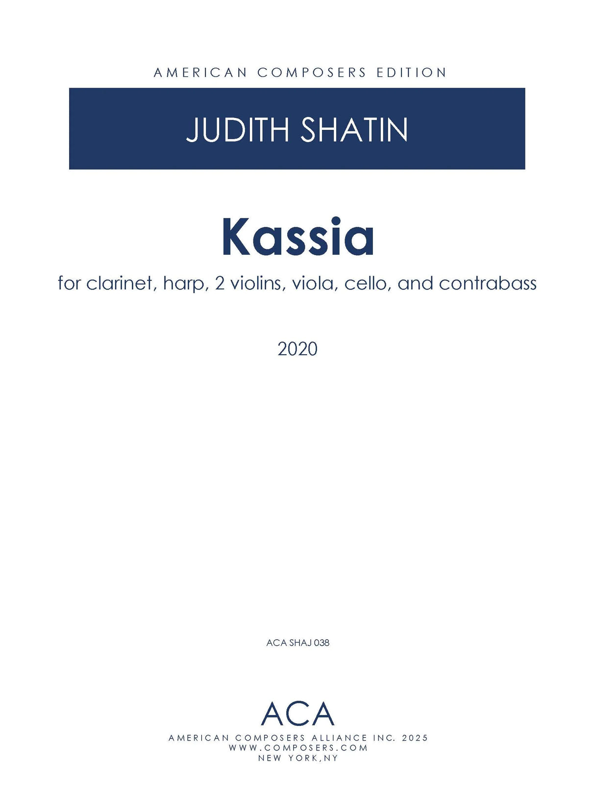 Shatin: Kassia