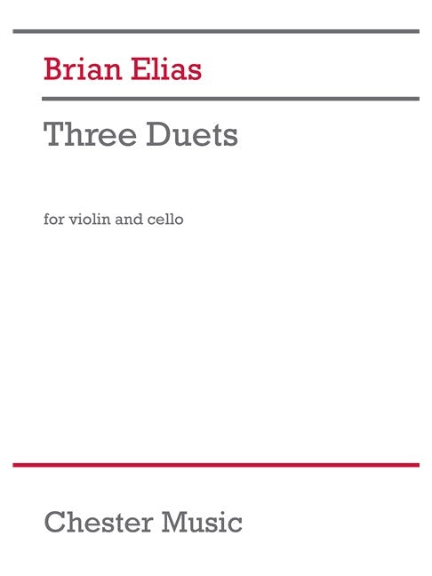 Elias: Three Duets for Violin and Cello