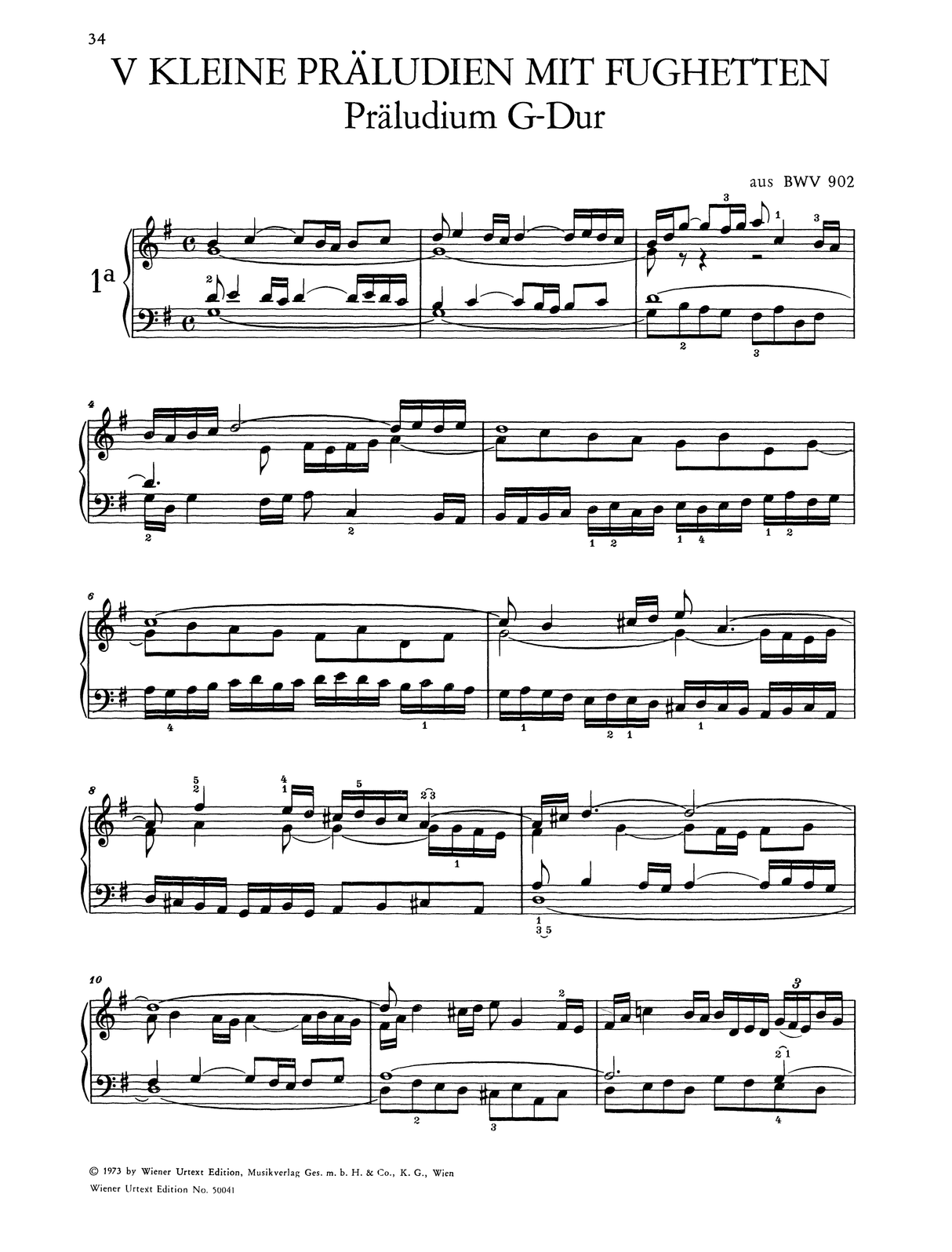 Bach: Little Preludes and Fughettas