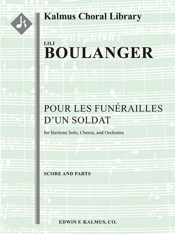 Boulanger: Pour les funérailles d'un soldat