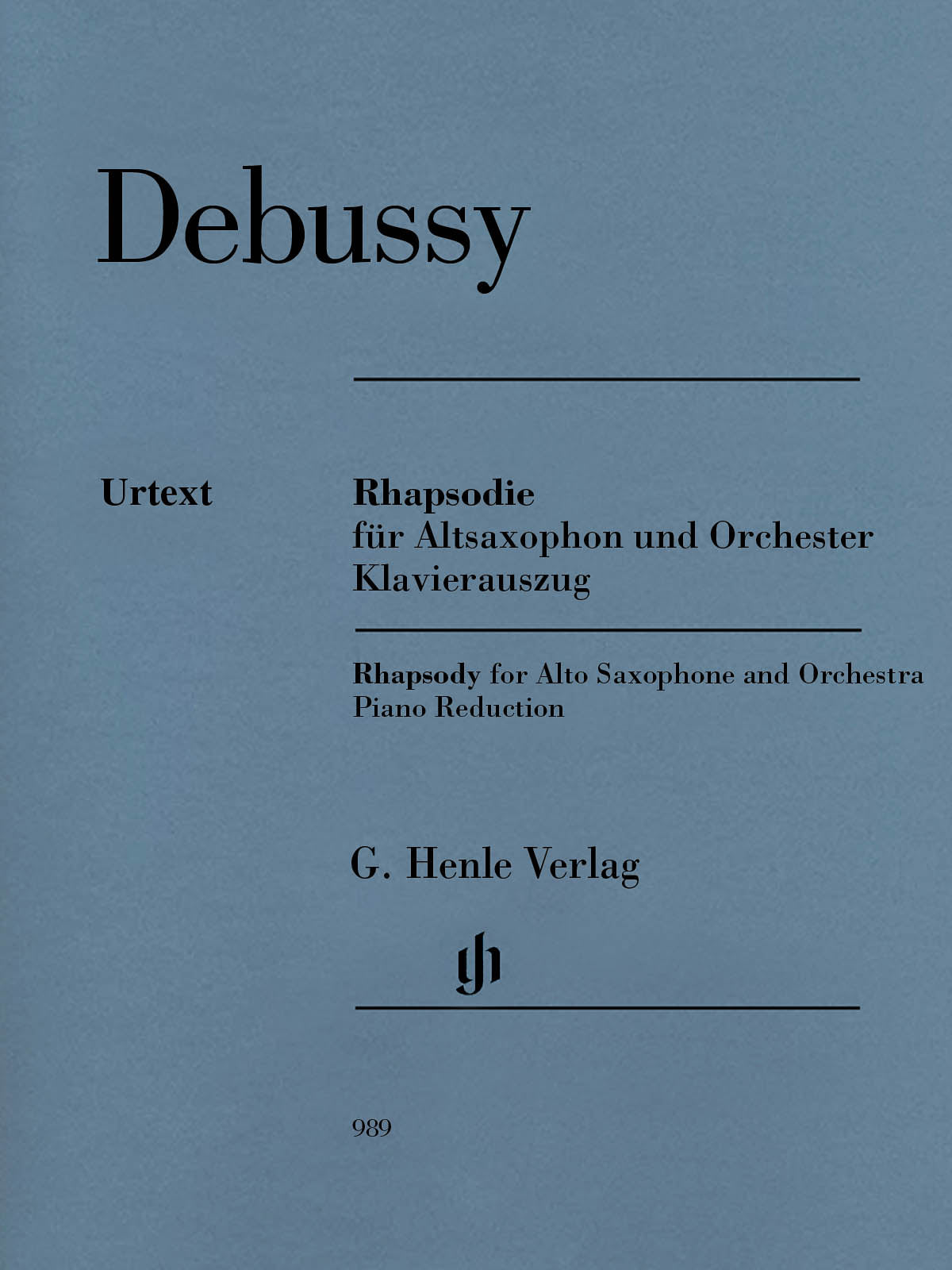 Debussy: Rhapsody for Alto Saxophone