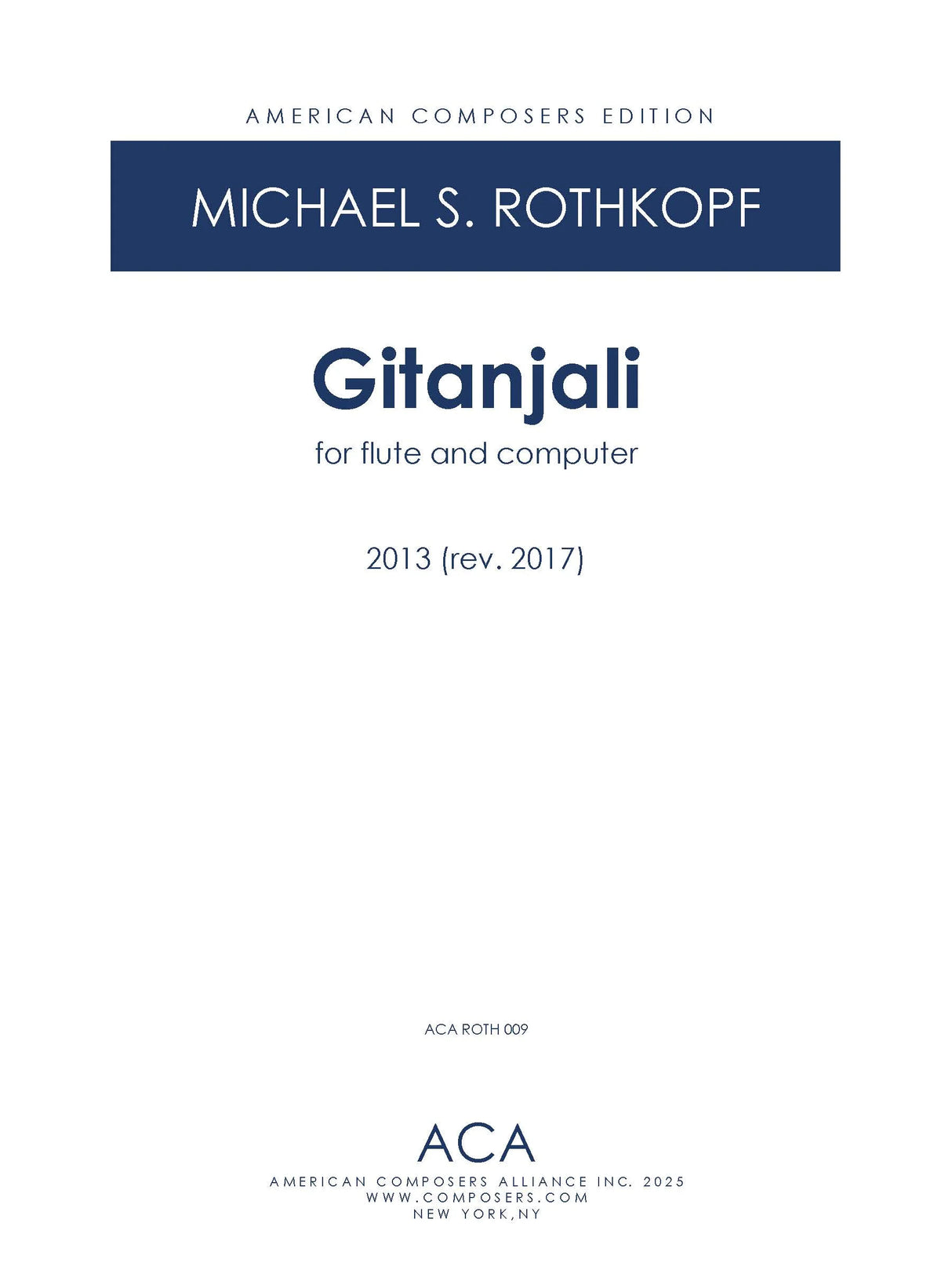 Rothkopf: Gitanjali
