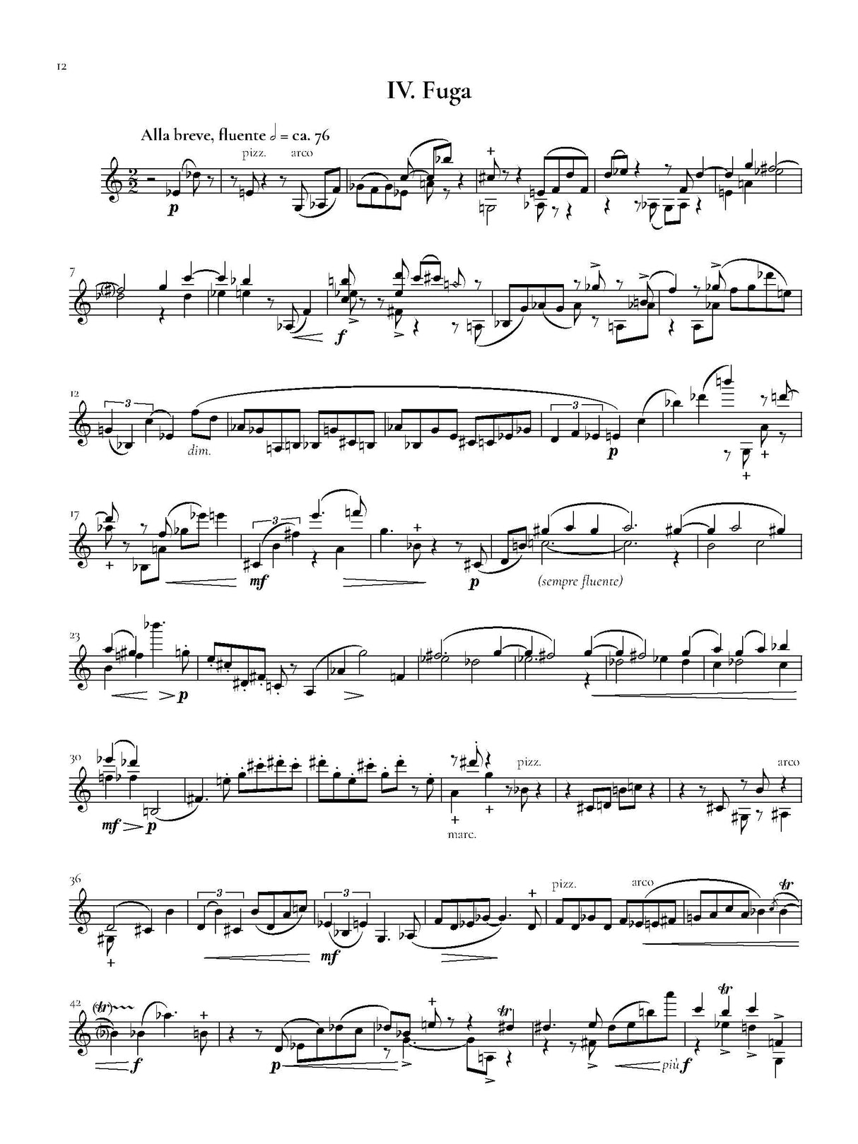 Boykan: Sonata for Solo Violin