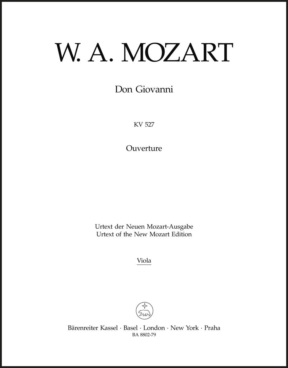 Mozart: Overture to Don Giovanni, K. 527