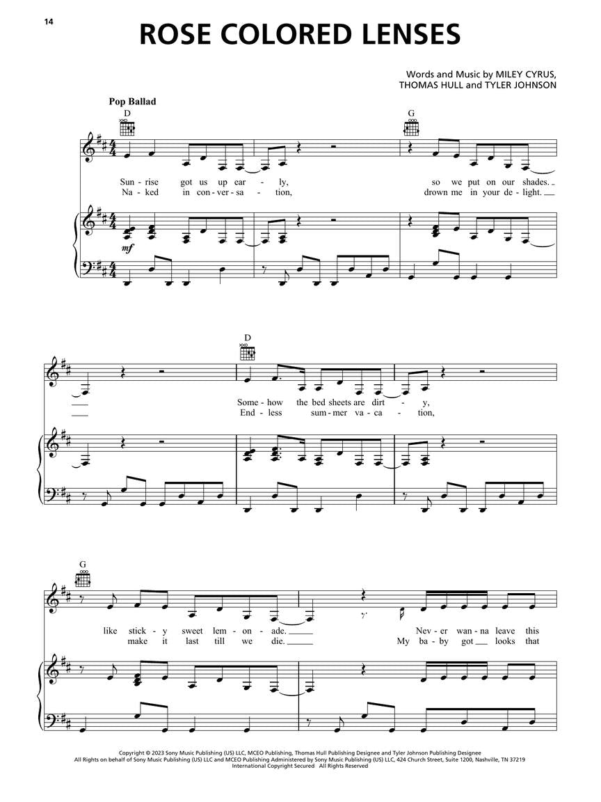 Miley Cyrus – Endless Summer Vacation