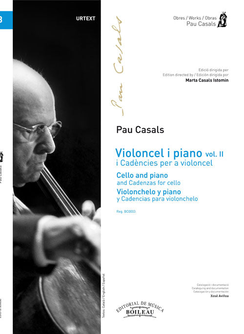 Casals: Works for Cello & Piano Volume 2