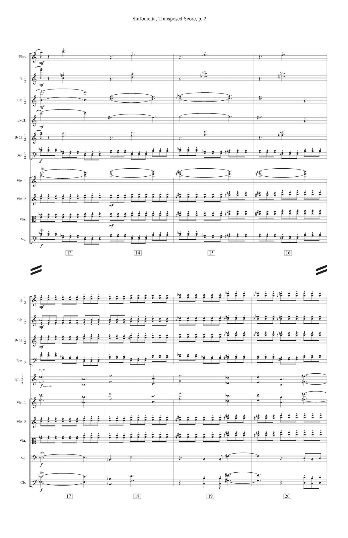 Stubblefield: Sinfonietta, Op. 3a