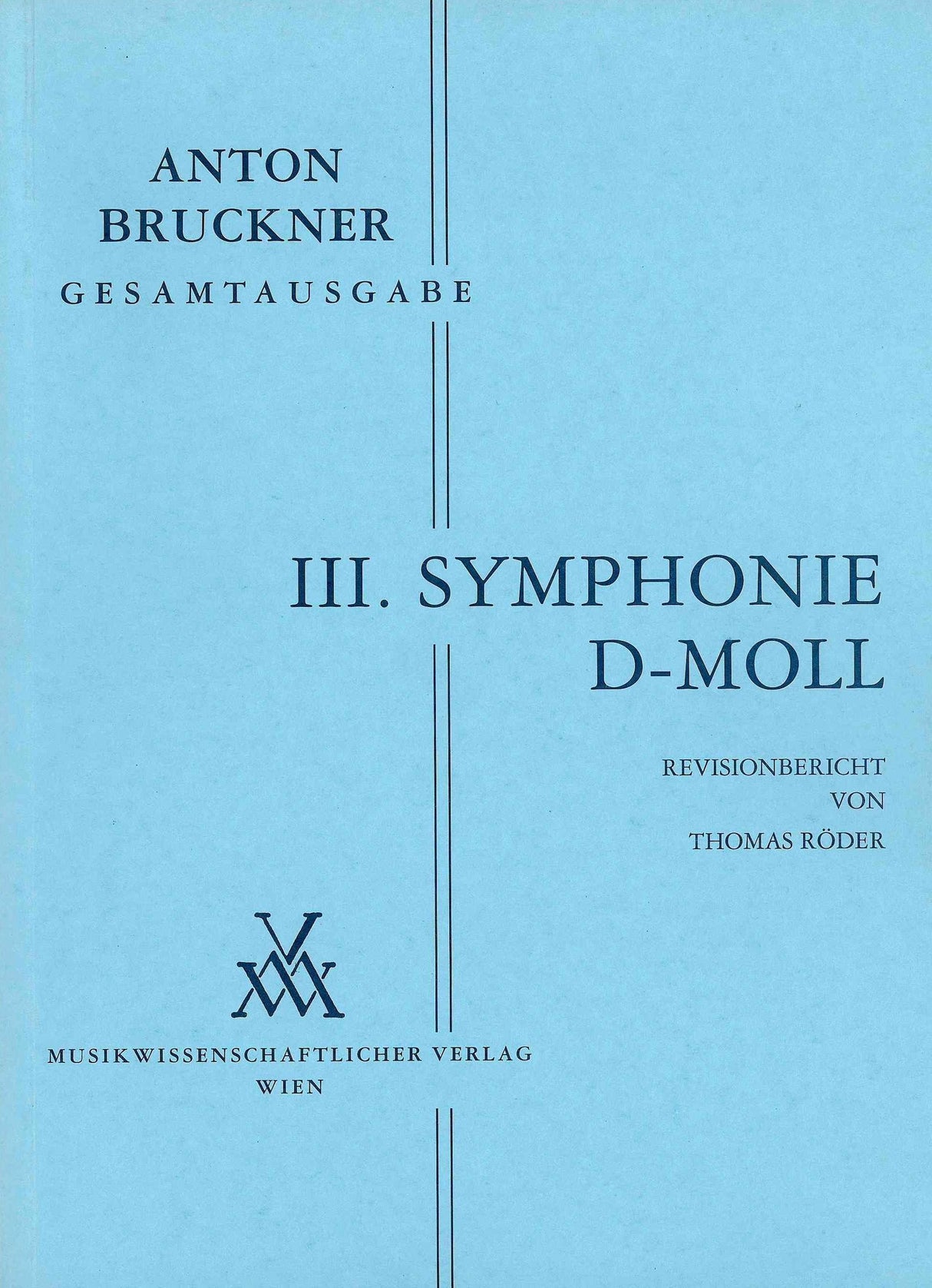 Bruckner: Symphony No. 3