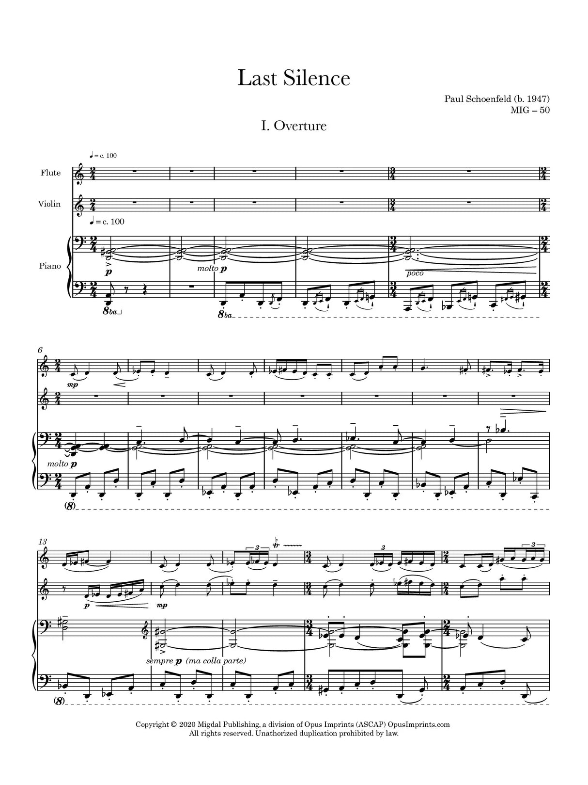 Schoenfeld: Last Silence