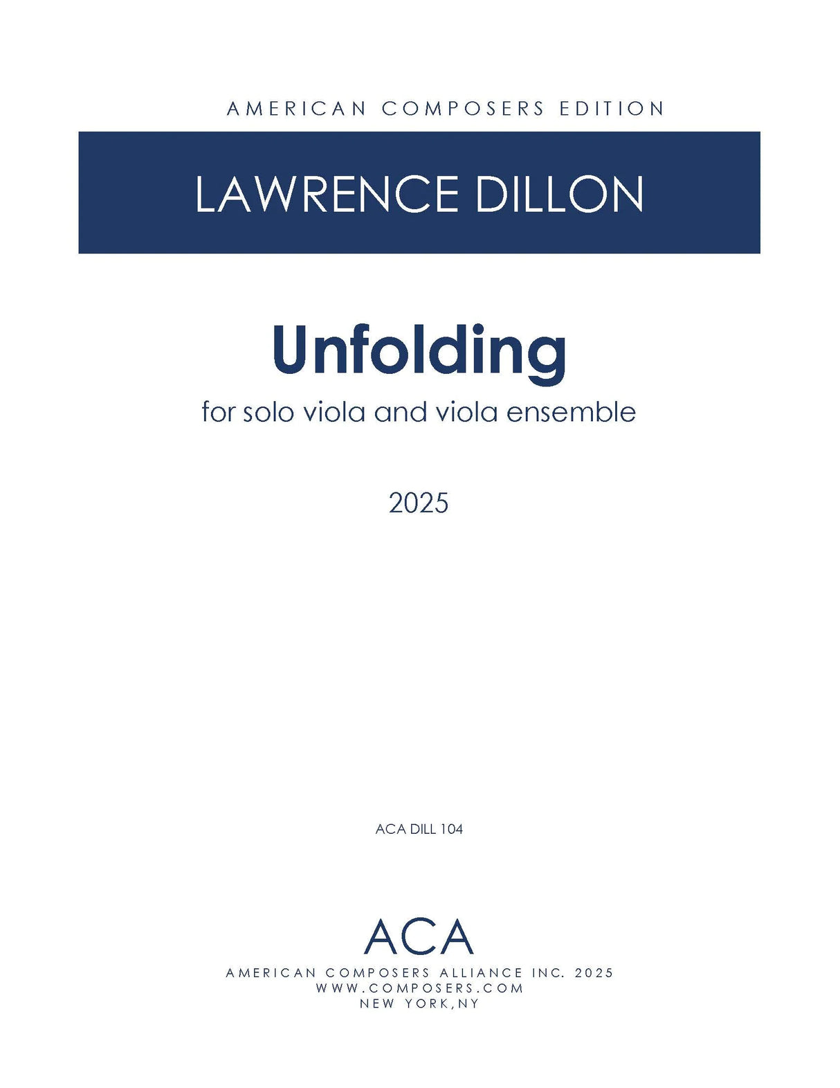 Dillon: Unfolding