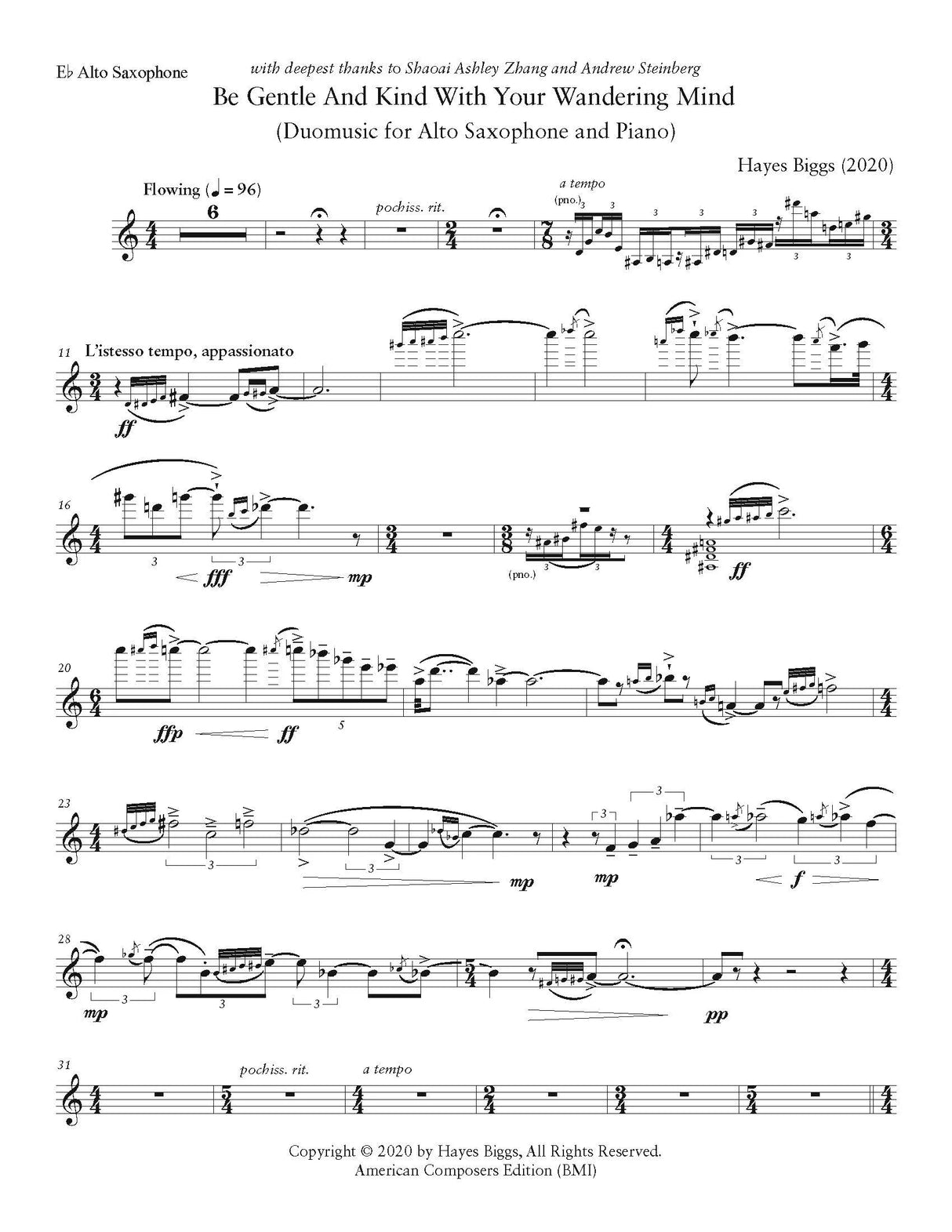 H. Biggs: Be Gentle and Kind with Your Wandering Mind