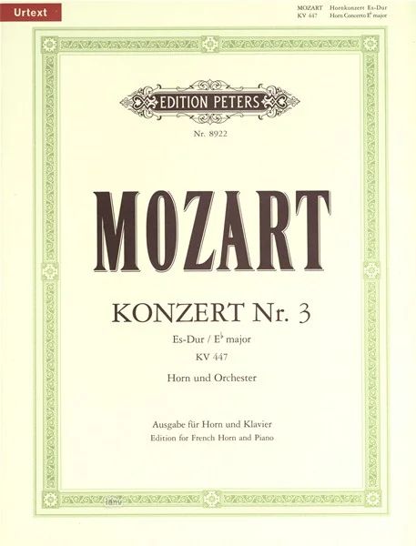 Mozart: Horn Concerto No. 3 in E-flat Major, K. 447