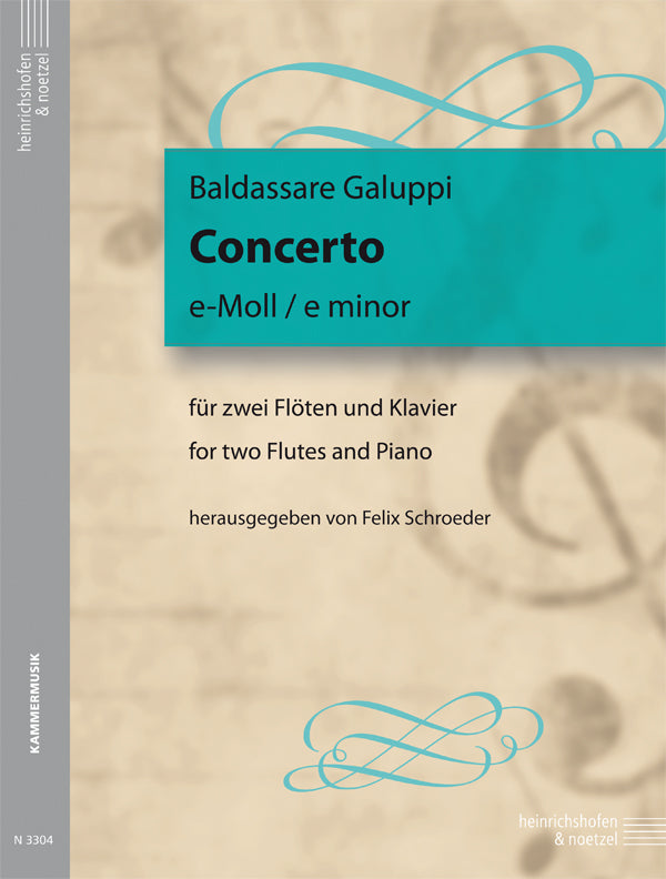 Galuppi: Concerto for 2 Flutes in E Minor