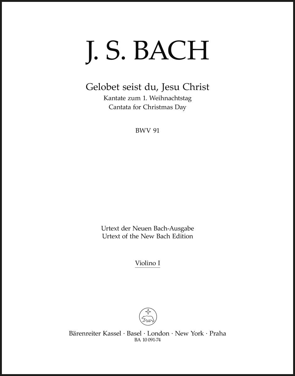Bach: Gelobet seist du, Jesu Christ, BWV 91