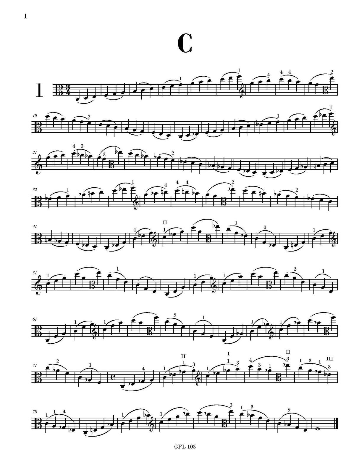 Scale Book for Viola